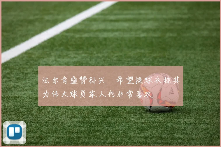 法尔肯盛赞孙兴慜希望换球衣称其为伟大球员家人也非常喜欢